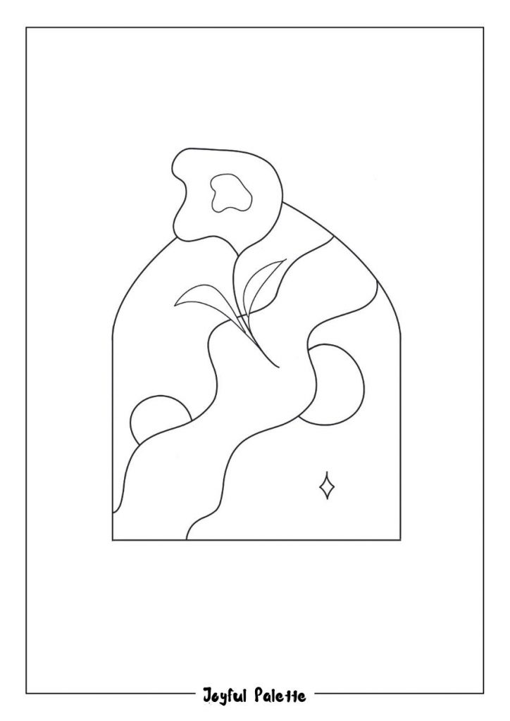 Bohemian Colouring Page