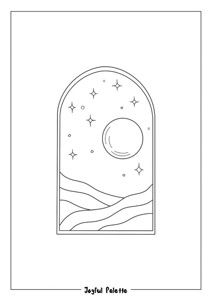 Minimalist Boho Coloring Pages