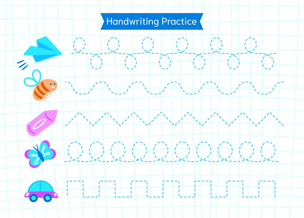 tracing lines worksheets for 3 year olds