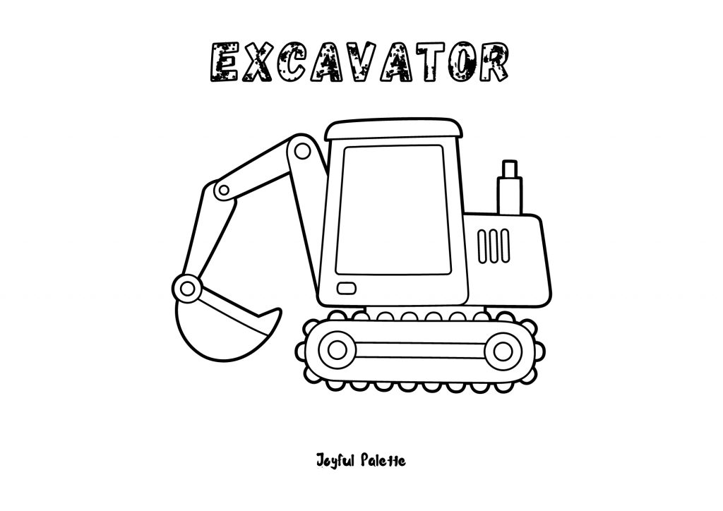 Construction Vehicles Coloring Pages