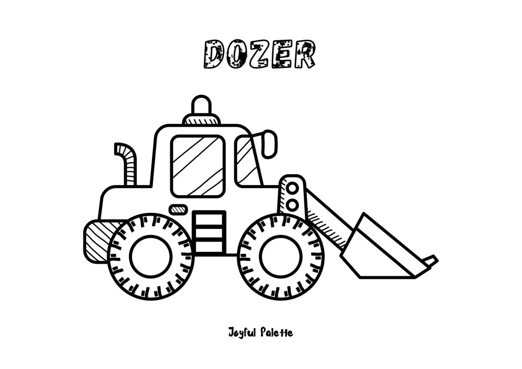 Construction Vehicles Coloring Pages