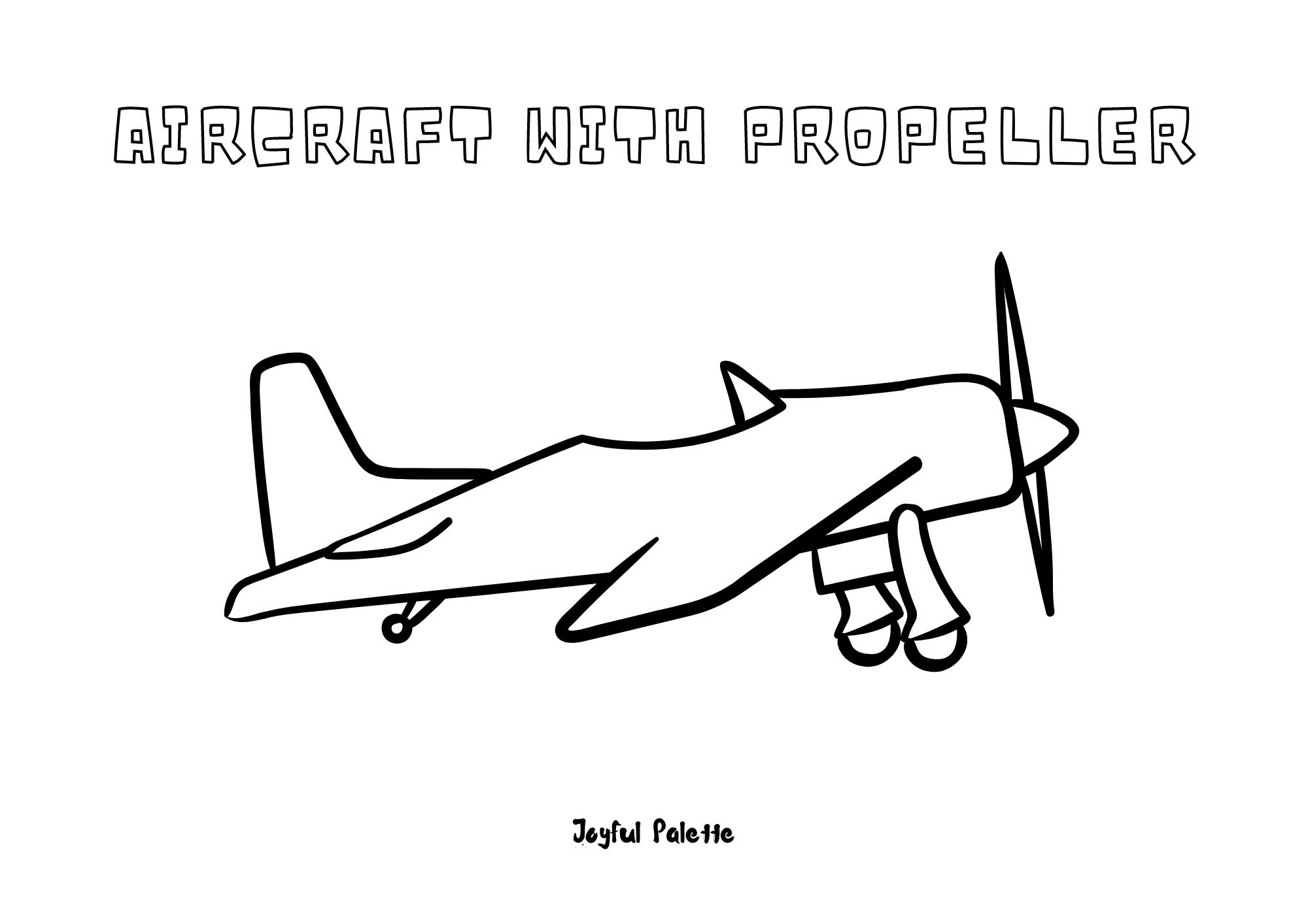 Aircraft with Propeller