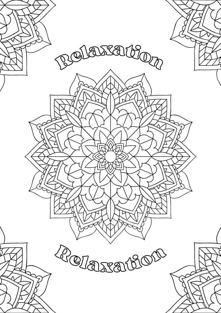 Mandala Tracing Book for Adults Relaxation. Coloring Pages -  UK