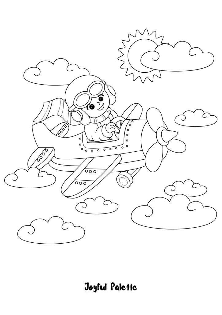 Transport Coloring Pages for kids