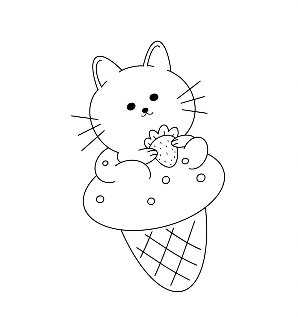 Cat Coloring Pages - Joyful Palette