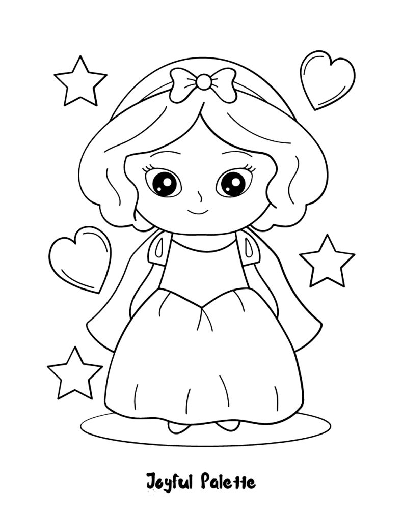 Little Princess Coloring Page