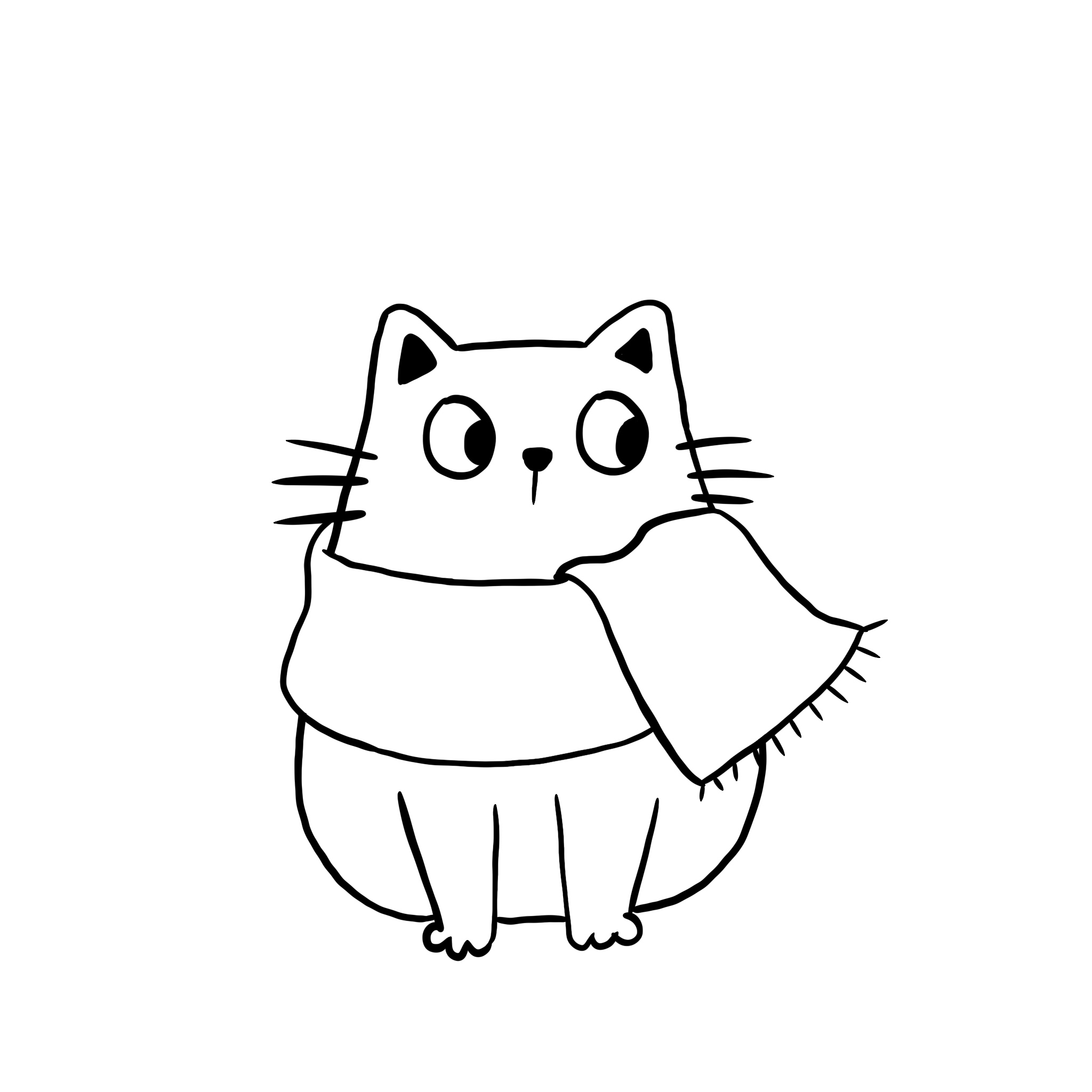 Grumpy Cat Coloring Sheet