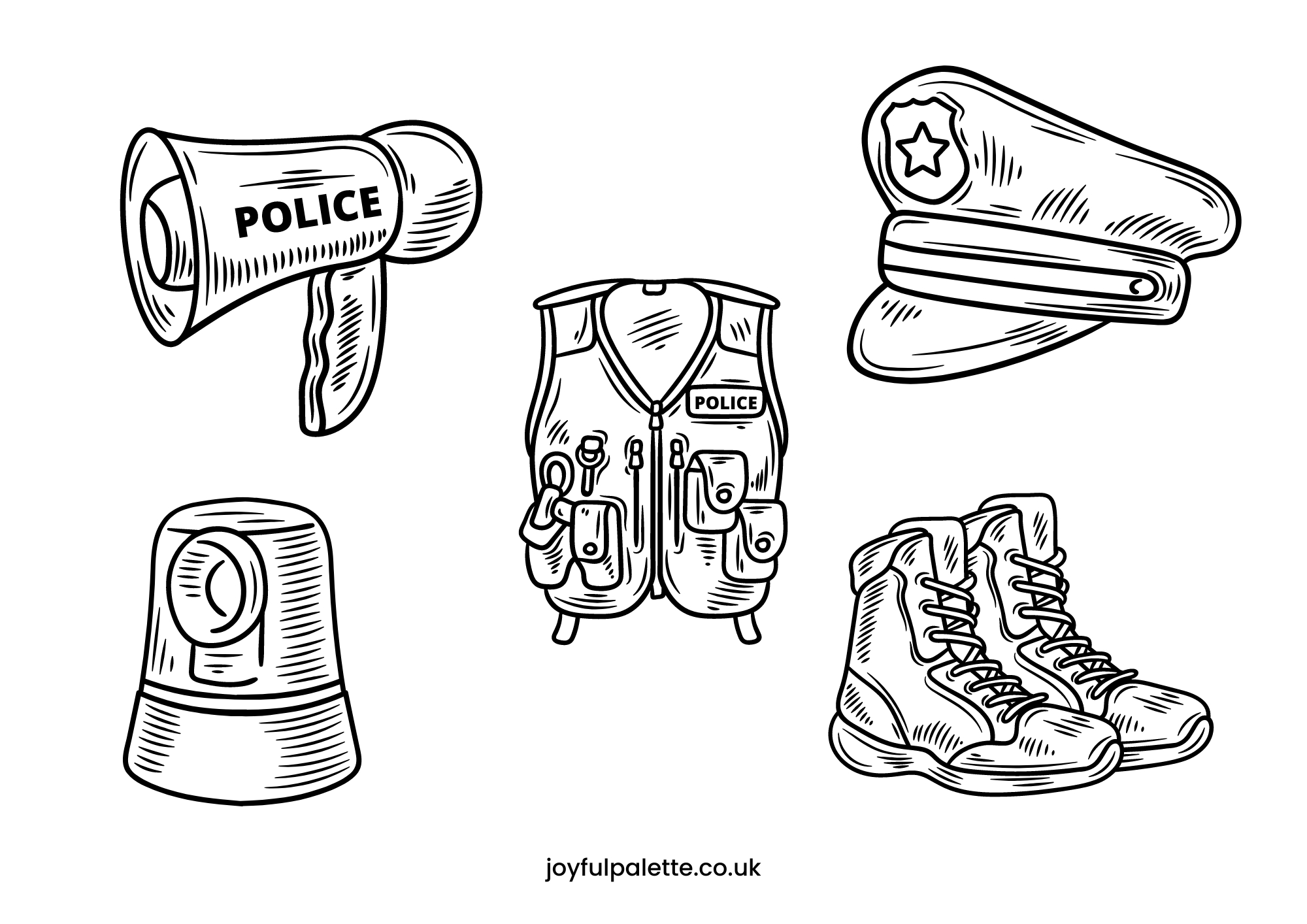 Detailed Police Gear