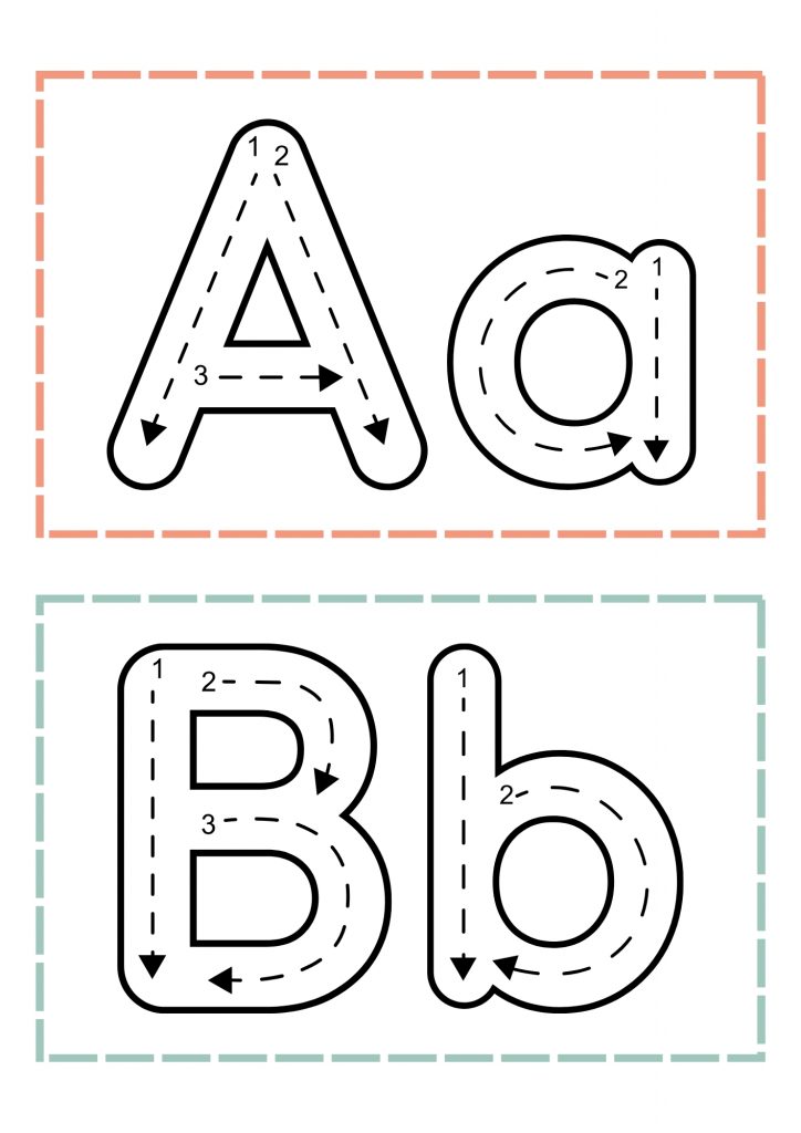 Letter A and B Printable PDF