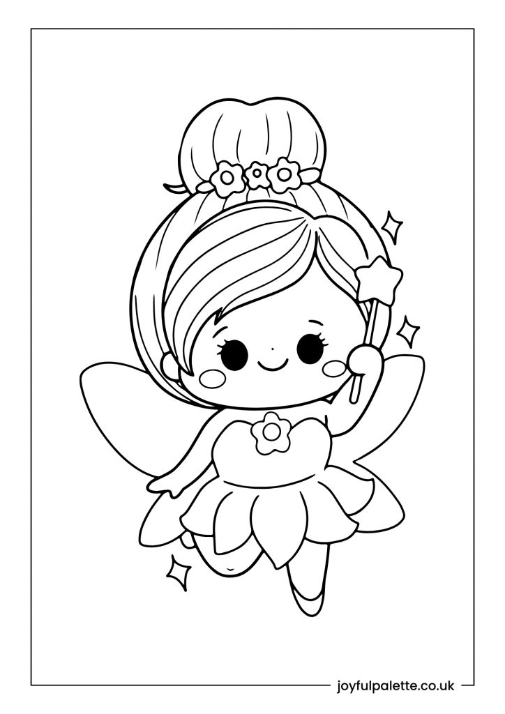 Super Easy Princess Coloring Page