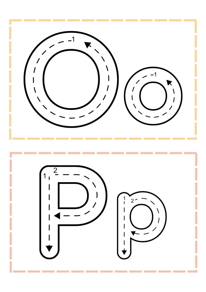 Free Printable Letter O and P