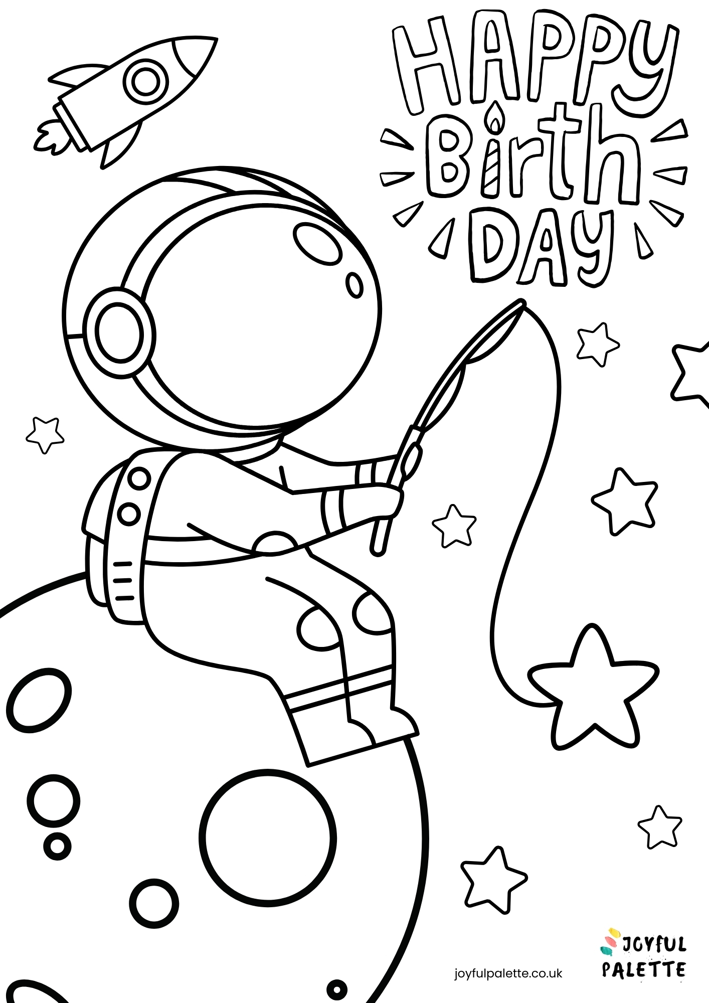 Happy Birthday Coloring Pages Boy