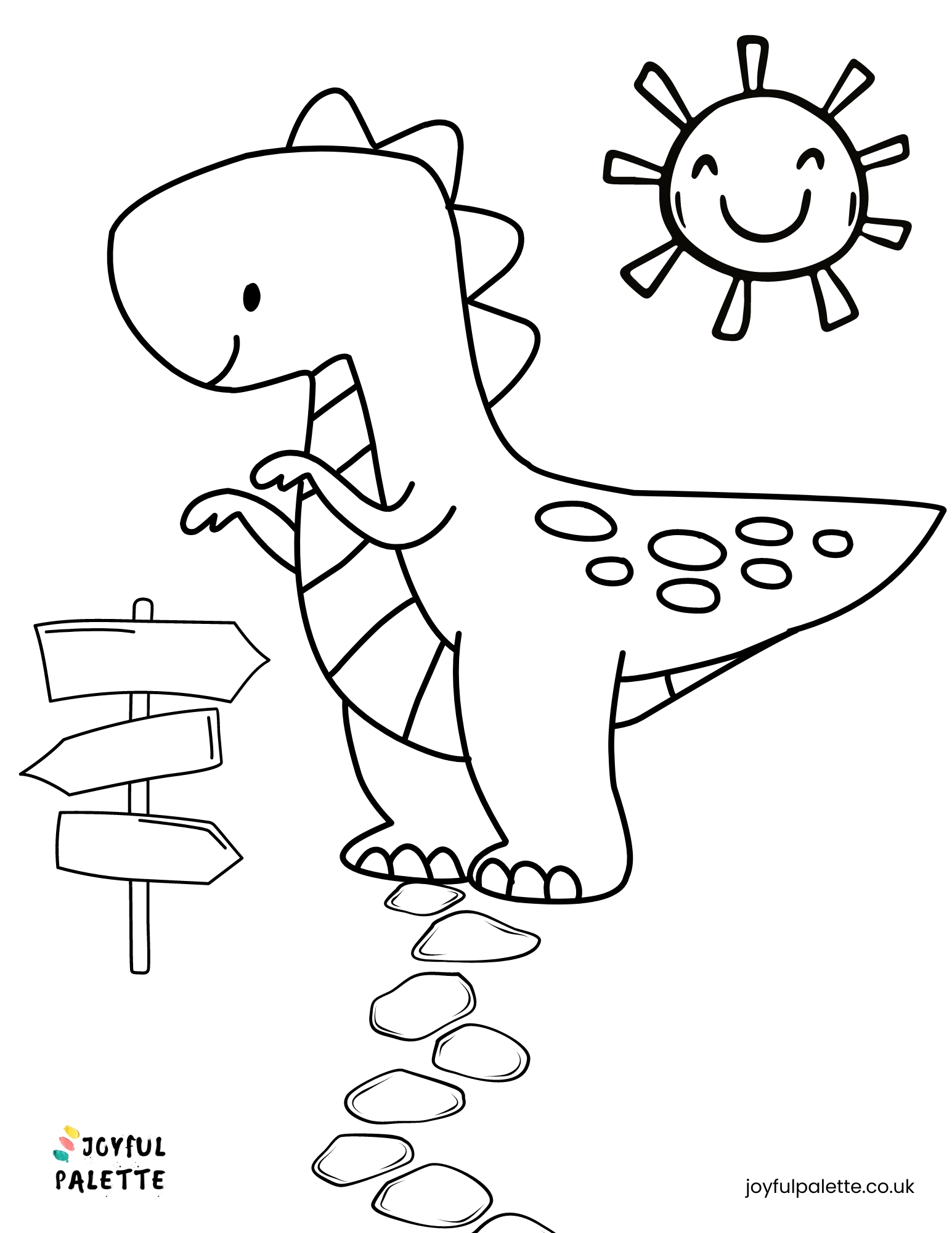 Cute Dinosaur Coloring Pages pdf