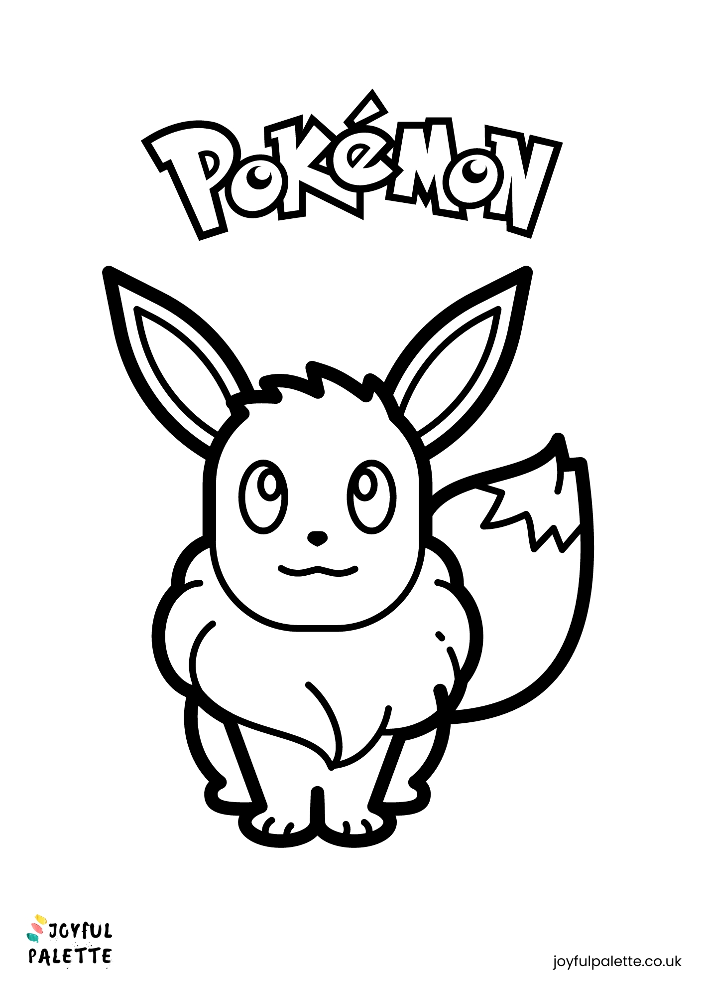 eevee coloring pages