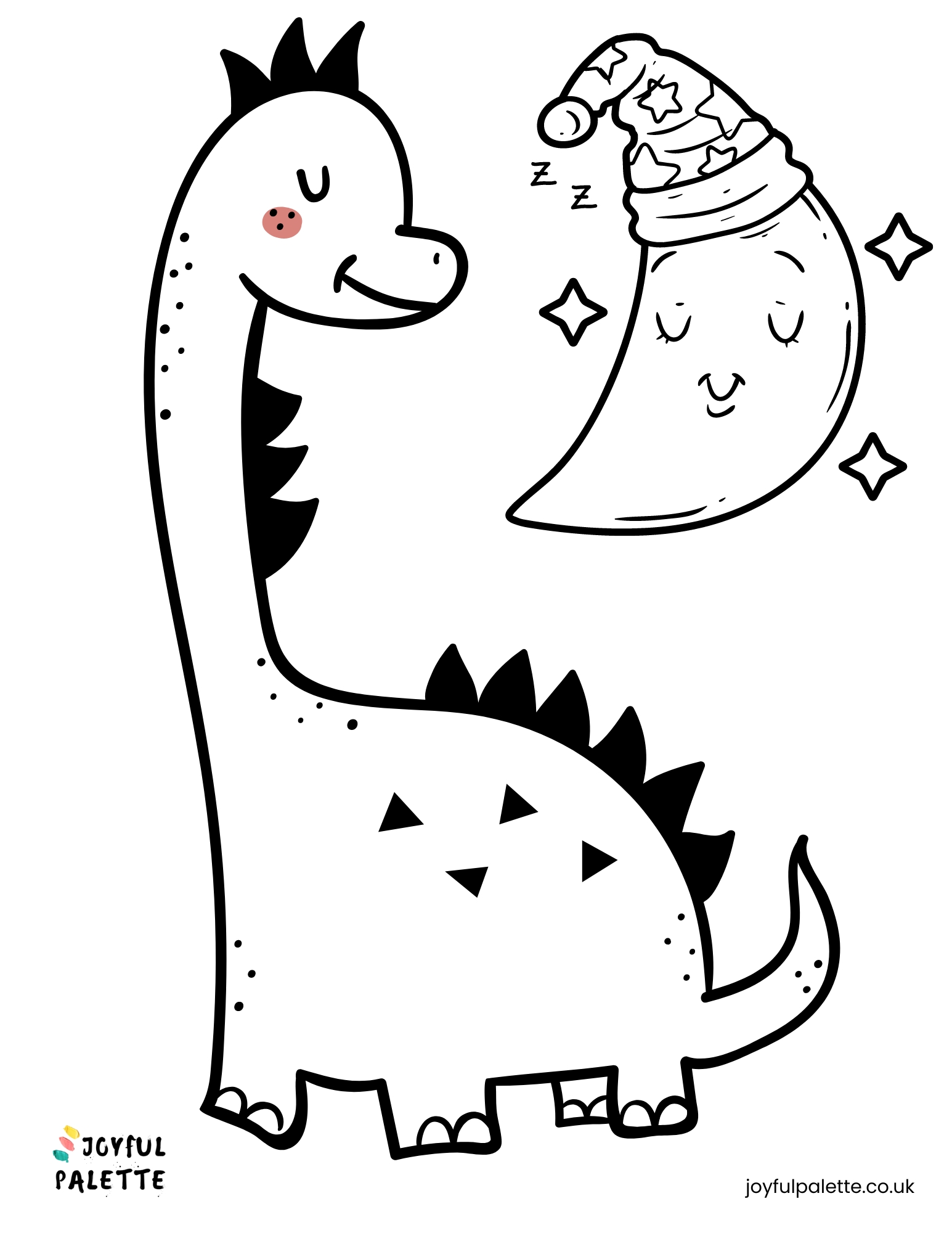 Dinosaur Coloring Sheet Free