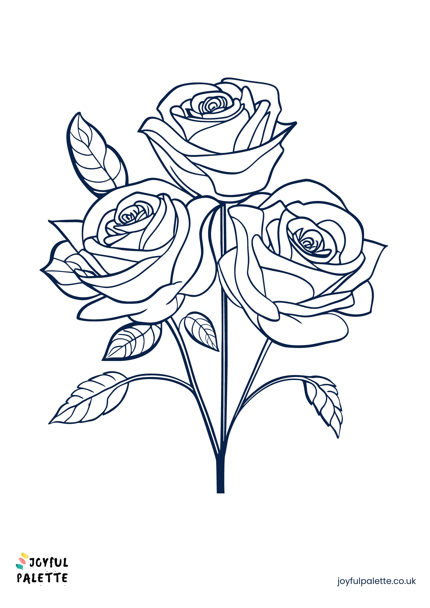 sketch drawing of a rose
