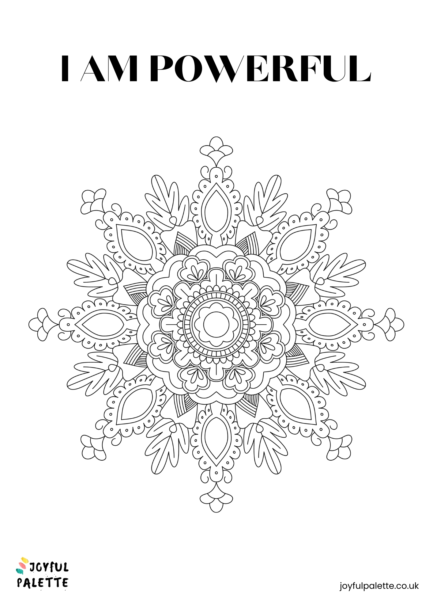 Mindful Mandala Adult Coloring Pages