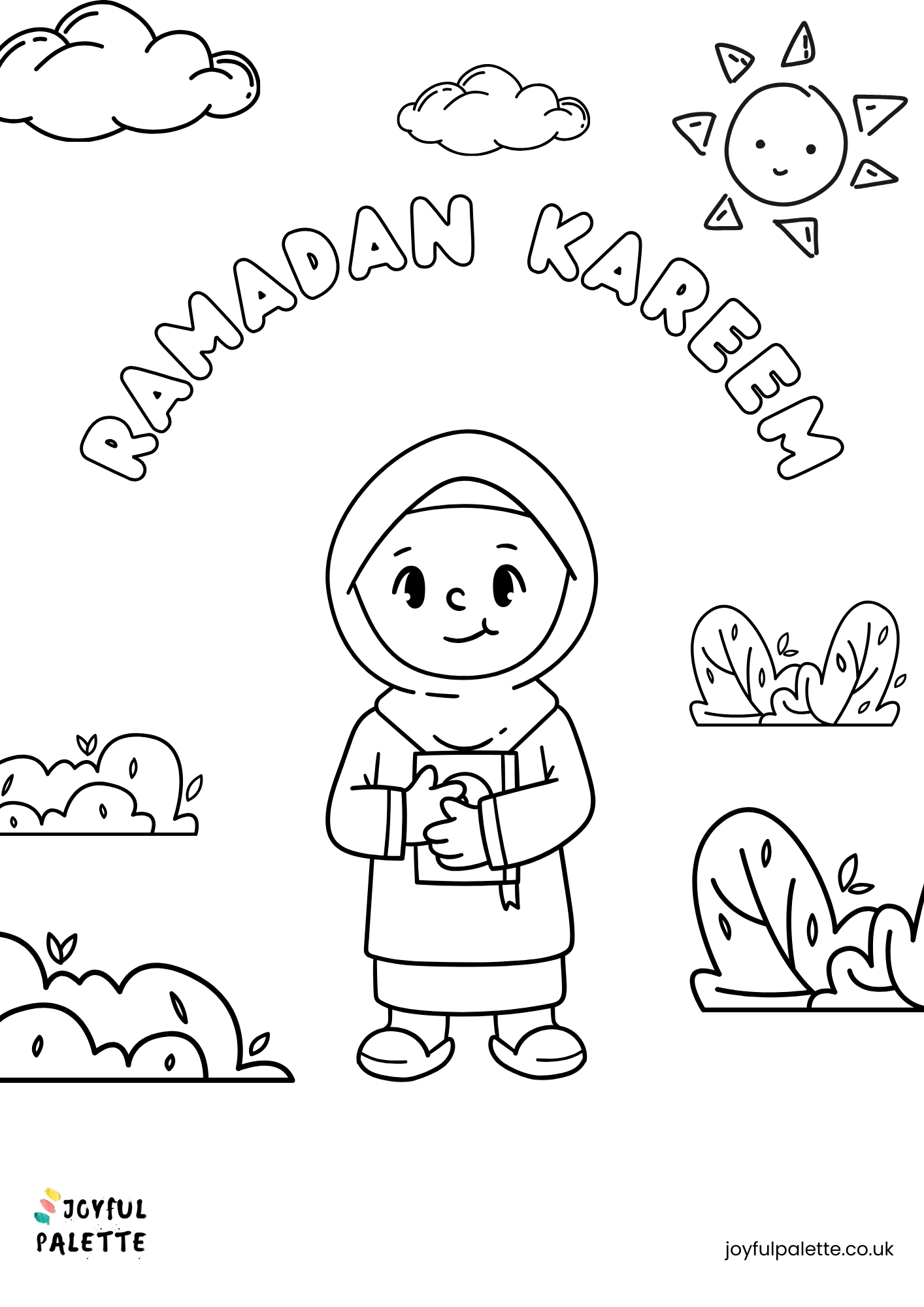 ramadan kareem coloring