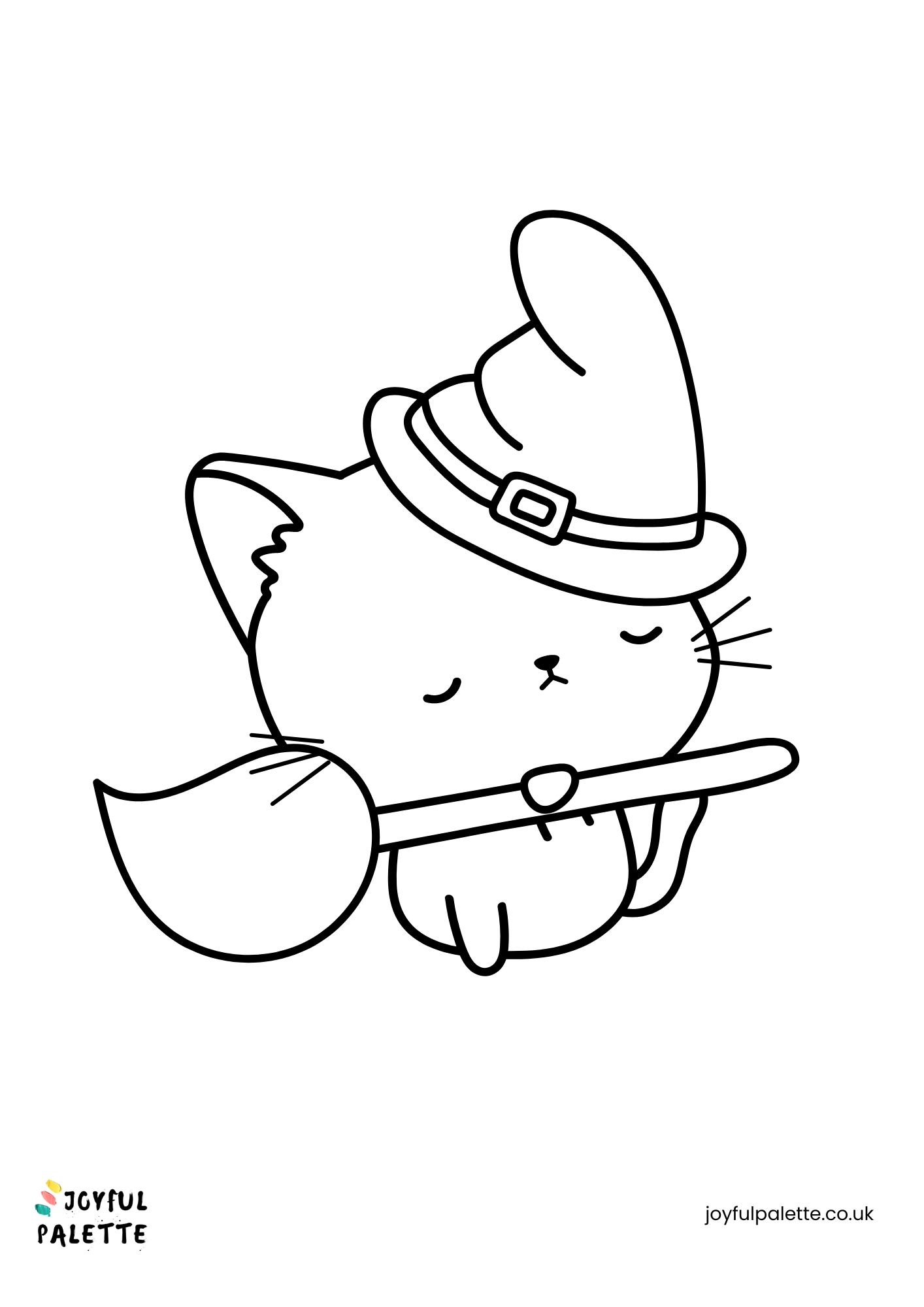 Easy Free Printable Cat Coloring Pages